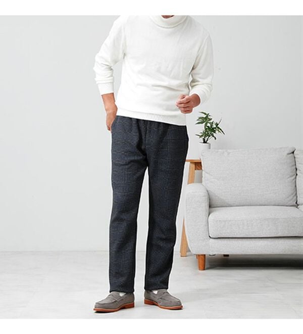 「【３本組】そのままお出かけジャージパンツ（メンズフルレングスパンツ）」｜詳細画像