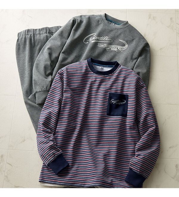 「【２着組】＜クロコダイル＞ルームウェア（メンズルームウェア）」｜詳細画像