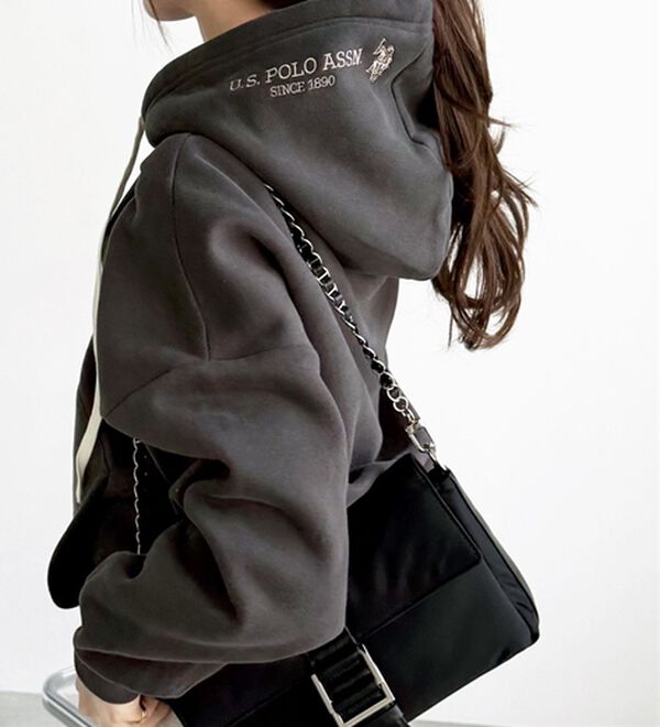 GeeRA（ジーラ）の「【U.S. POLO ASSN.】選べる２丈！フード刺繍裏起毛パーカー（パーカー）」｜詳細画像