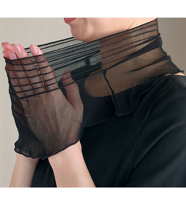 BELLUNA（ベルーナ）の「シルク１００％ロングネックカバー（ストール・スカーフ・マフラー）」｜詳細画像