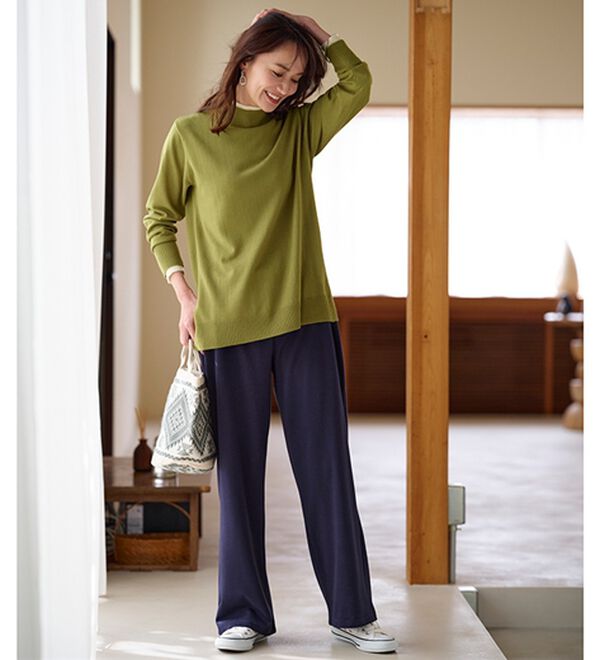 BELLUNA（ベルーナ）の「【メルティポンチ】イージーパンツ（フルレングスパンツ）」｜詳細画像