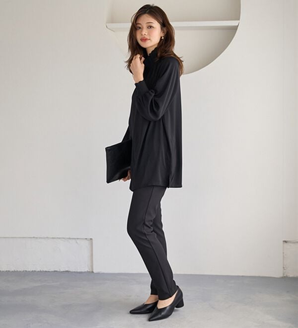 BELLUNA（ベルーナ）の「リブニット使いチュニック（チュニック）」｜詳細画像