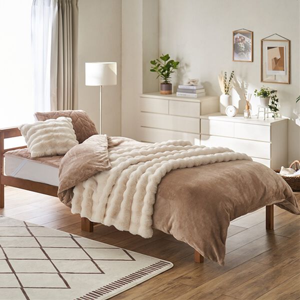 iellio（イエリオ）の「毛布にもなる両面フランネル掛布団カバー＜あったか・肌ざわり＞（掛布団カバー）」｜詳細画像