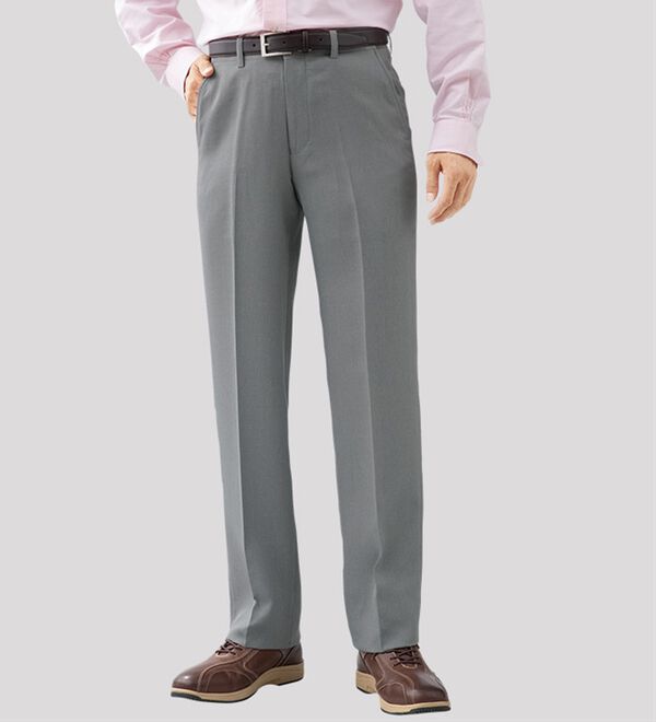 「裾上げ済アジャスター付すっきりスラックス（メンズスラックス）」｜詳細画像