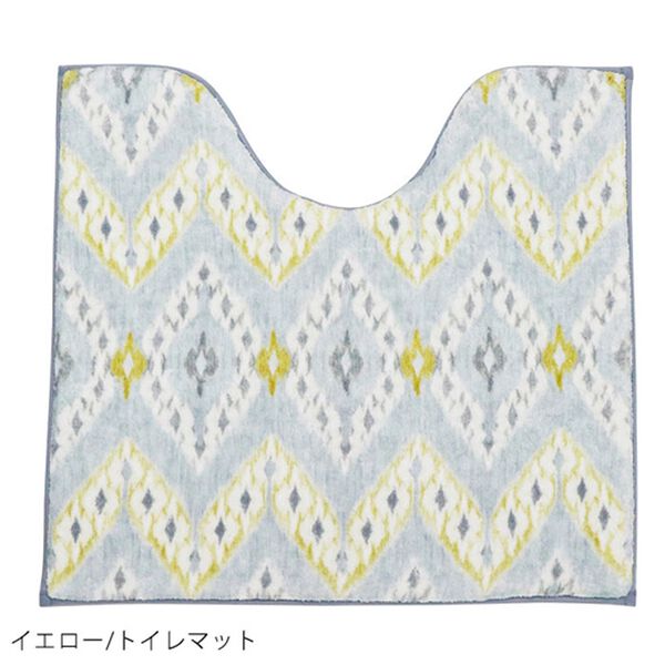「トイレマットシリーズモワール＜ペーパーホルダーカバー・兼用フタカバー・便座クッション・トイレタリー＞（トイレマット）」｜詳細画像