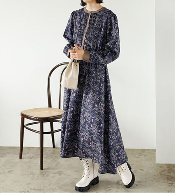 大人プリントロングワンピース - ベルーナ【公式】