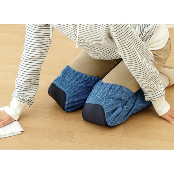 「デニム調ひざテクターロング（ガーデニング・園芸用品）」｜詳細画像