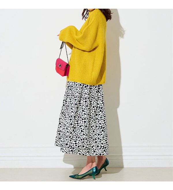 RANAN（ラナン）の「アニマル柄フレアースカート（ロングスカート）」｜詳細画像