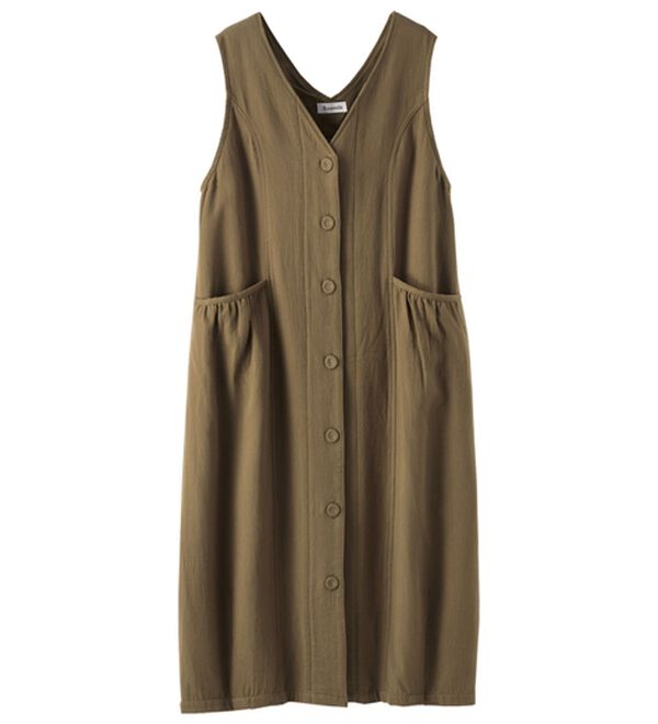 BELLUNA（ベルーナ）の「＜＆ｃｏｃｏｃｈｉ＞綿１００％二重織コクーンジャンパースカート（ジャンパースカート）」｜詳細画像