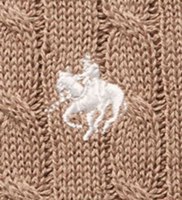 BELLUNA（ベルーナ）の「【ＰＯＬＯ　ＢＣＳ】ケーブル５分袖セーター（ニット・セーター）」｜詳細画像