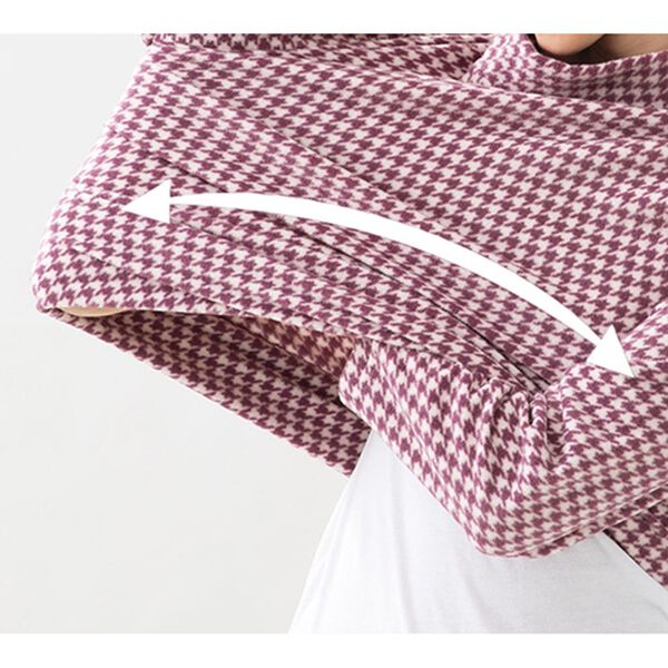 LAVIENNE（ラヴィエンヌ）の「薄手ストレッチフリースのプリントハイネック長袖（パジャマ・ルームウェア）」｜詳細画像