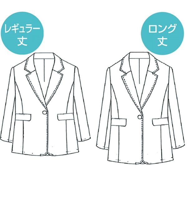 BELLUNA（ベルーナ）の「＜楽スタフィット＞テーラードジャケット（テーラードジャケット）」｜詳細画像