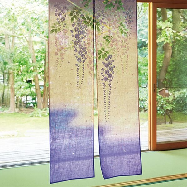 「風水春の開運暖簾（のれん・間仕切り・カフェカーテン）」｜フジ