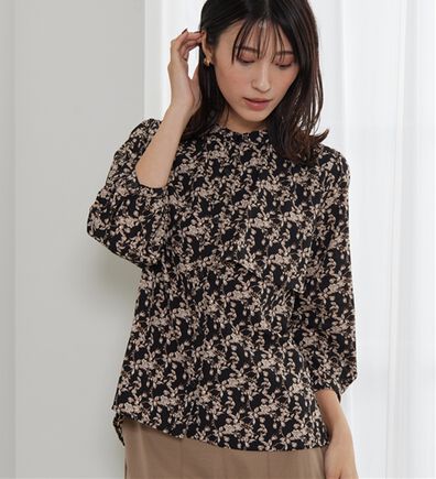 BELLUNA（ベルーナ）の「ケープ風デザインブラウス（ブラウス）」