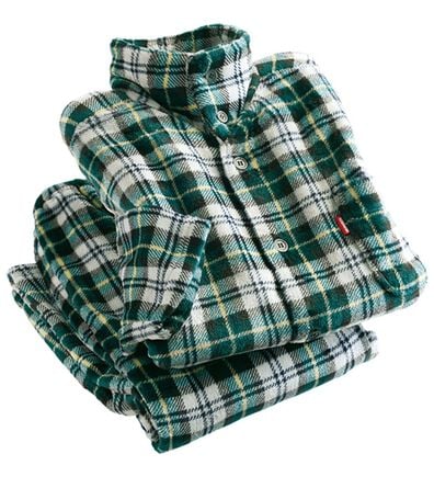 「＜ホカロン＞吸湿発熱肩キルトフリースパジャマ（メンズルームウェア）」