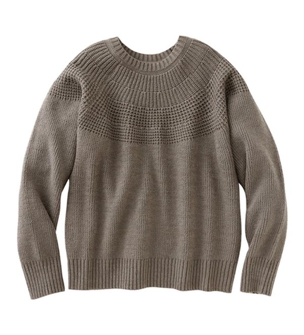 Viola e Viola（ヴィオラ エ ヴィオラ）の「【３つの機能付】求心編みニット（ニット・セーター）」｜詳細画像