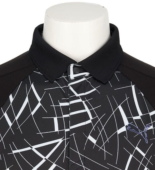 「ＰＭ）　ゴルフ　シャドウキャット　ＧＲＡＰＨＩＣ　Ｌ／Ｓ　ＰＯＬＯ（メンズポロシャツ）」｜詳細画像