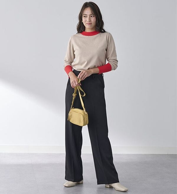 BELLUNA（ベルーナ）の「桜エキスワイドパンツ（ワイドパンツ・ガウチョ）」｜詳細画像