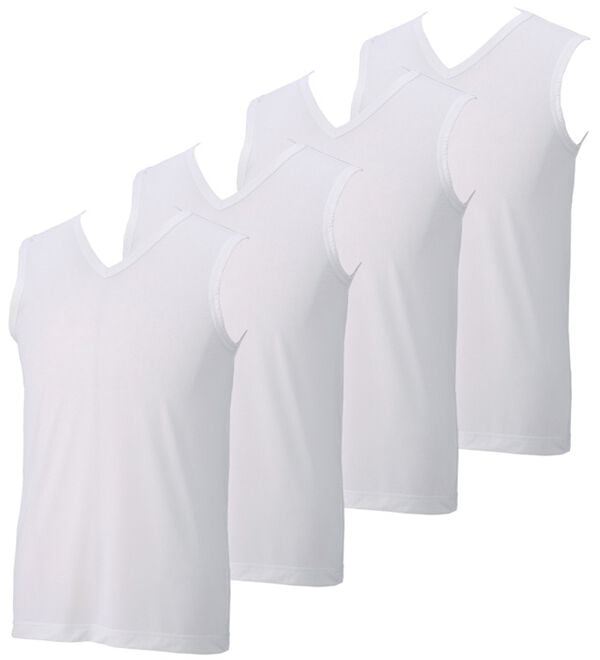 「【４枚組】氷撃冷感（Ｒ）ヒエサラインナー（メンズ肌着・インナーウェア）」｜詳細画像