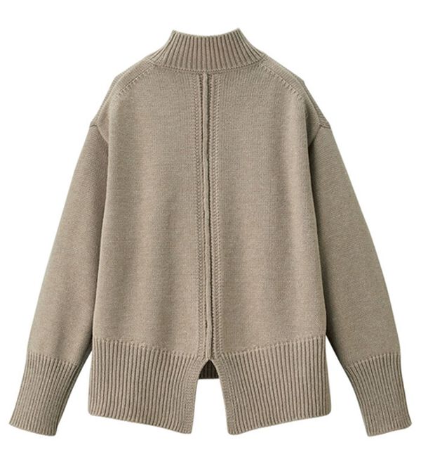 GeeRA（ジーラ）の「バックスリットニットトップス（ニット・セーター）」｜詳細画像