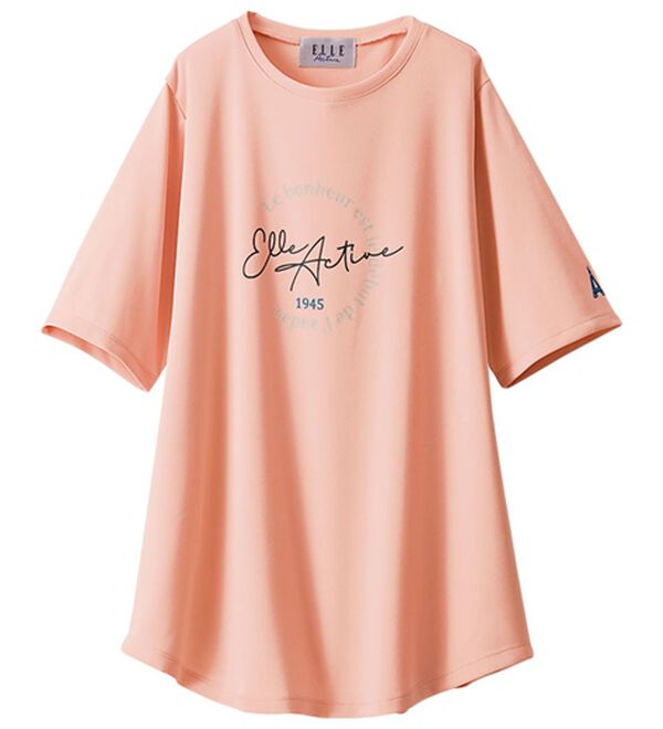 BELLUNA（ベルーナ）の「＜ＥＬＬＥ　Ａｃｔｉｖｅ＞裏メッシュ裾ラウンドチュニック（チュニック）」｜詳細画像