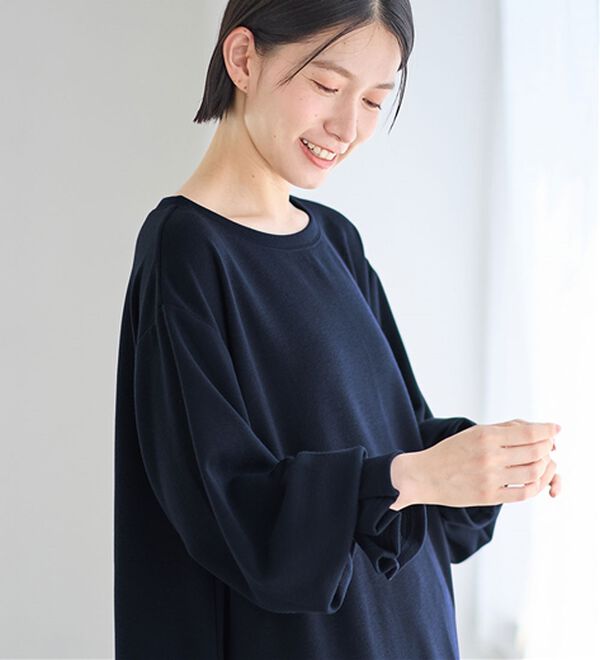 Viola e Viola（ヴィオラ エ ヴィオラ）の「裏ファー袖タックチュニック（チュニック）」｜詳細画像