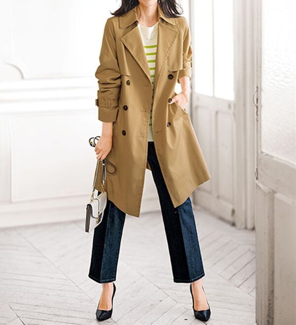 BELLUNA（ベルーナ）の「ストレッチ素材美脚見えデニムパンツ（フルレングスパンツ）」｜詳細画像