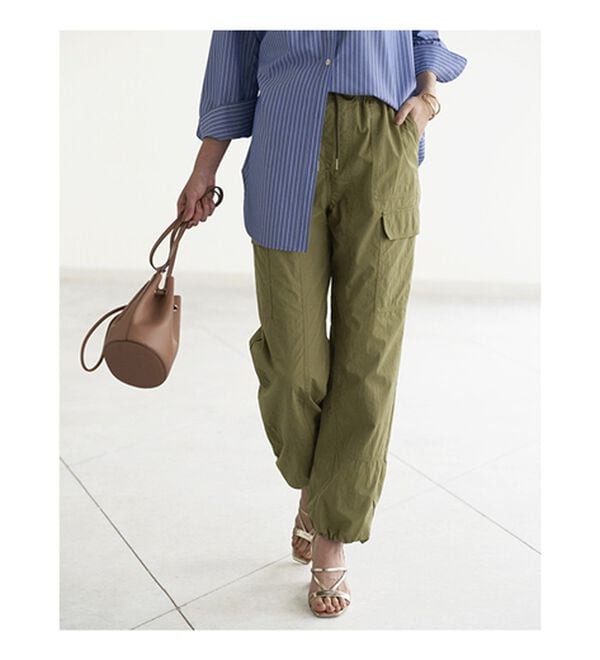 BELLUNA（ベルーナ）の「綿ナイロン素材カーゴパンツ（その他パンツ）」｜詳細画像