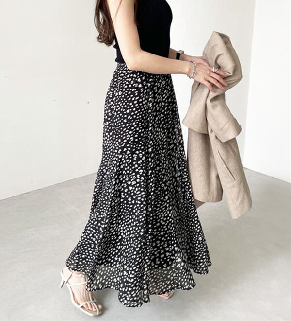 GeeRA（ジーラ）の「切替フレアーロングスカート（ロングスカート）」｜詳細画像