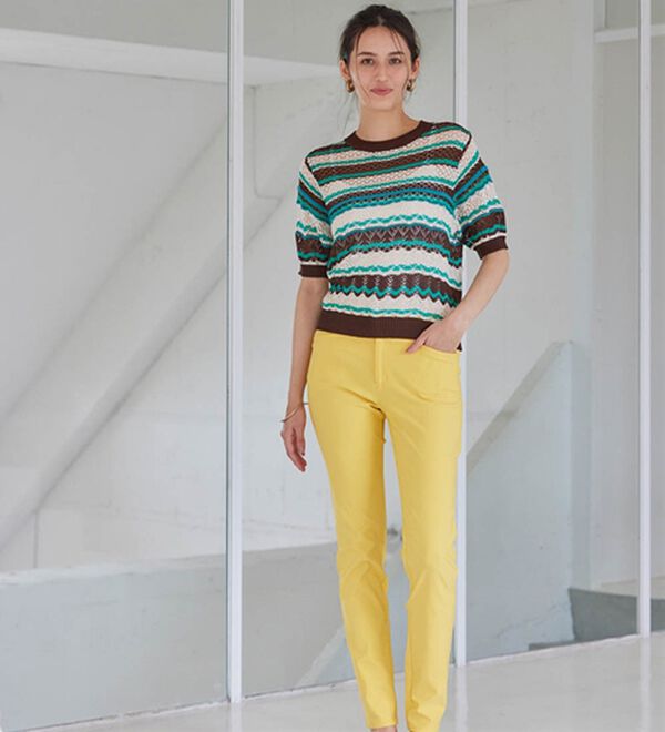 RANAN（ラナン）の「マルチボーダーサマーニット（ニット・セーター）」｜詳細画像