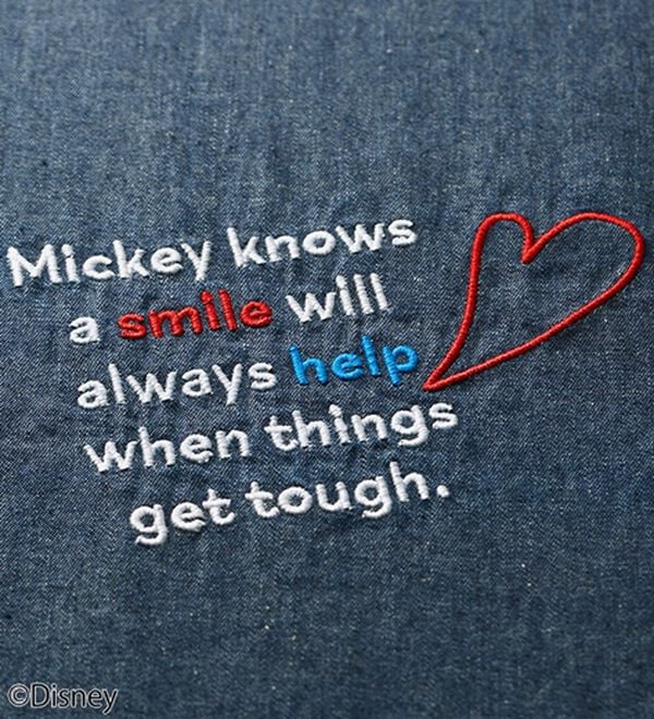 BELLUNA（ベルーナ）の「＜Ｄｉｓｎｅｙ＞【ミッキー】飛ばし刺しゅうデニムシャツジャケット（シャツ）」｜詳細画像