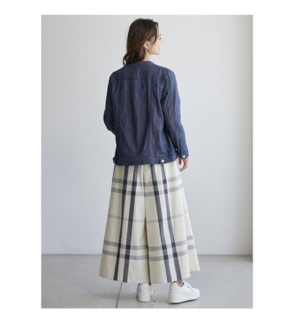 BELLUNA（ベルーナ）の「やわらかダブルガーゼデニム風ジャケット（その他ジャケット）」｜詳細画像