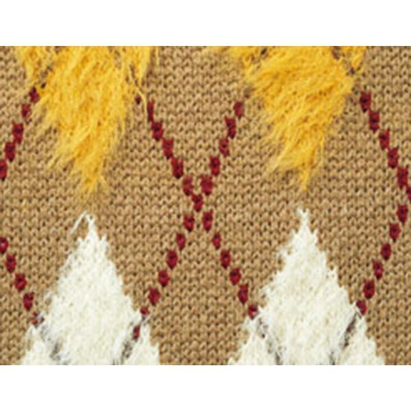 BELLUNA（ベルーナ）の「ふんわりアーガイル柄カーディガン（ニットカーディガン）」｜詳細画像