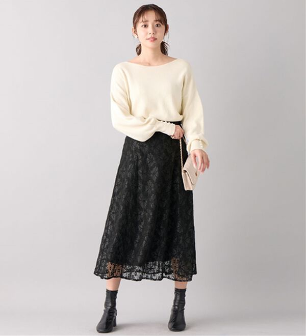 alotta（アロッタ）の「＜お客様企画＞ラメレースフレアースカート（ロングスカート）」｜詳細画像