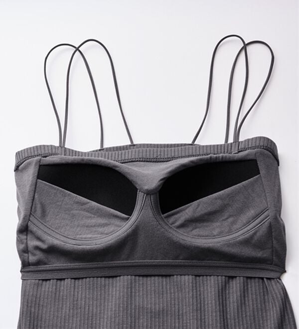 YU'NOW（ユナウ）の「＜リボンカーデ&times;ロングパンツ＞ぷるるん谷間のルームウェア３点セット（パジャマ・ルームウェア）」｜詳細画像