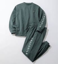 「＜クロコダイル＞リカバリーウェア上下セット（メンズルームウェア）」