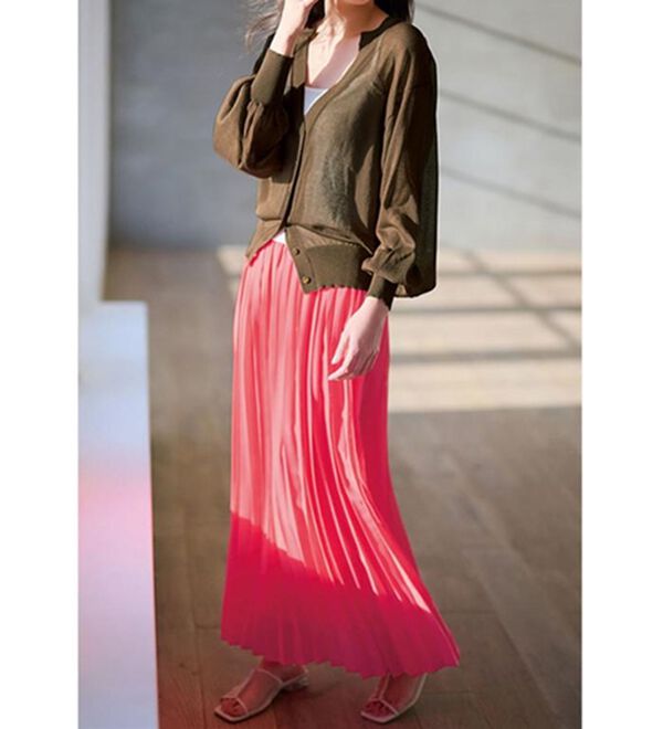 RANAN（ラナン）の「プリーツロングスカート（ロングスカート）」｜詳細画像