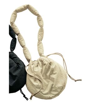 RANAN（ラナン）の「＜コントロールフリーク＞パデッドバッグ（ハンドバッグ）」｜ベージュ