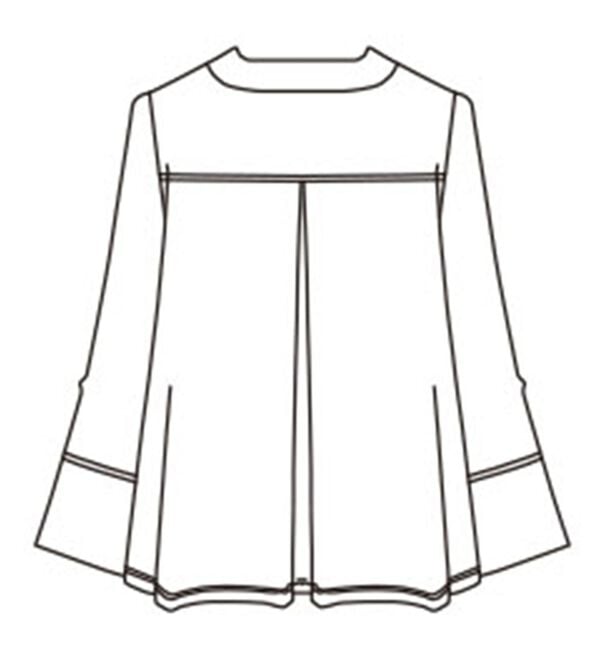 BELLUNA（ベルーナ）の「セレモニーシーンに！ストレッチ素材パンツスーツ（パンツスーツ）」｜詳細画像