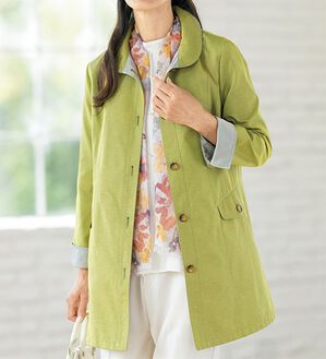ルフラン（ルフラン）の「配色ダブルフェイス素材コート＜グラティー＞（ロングコート）」｜詳細画像