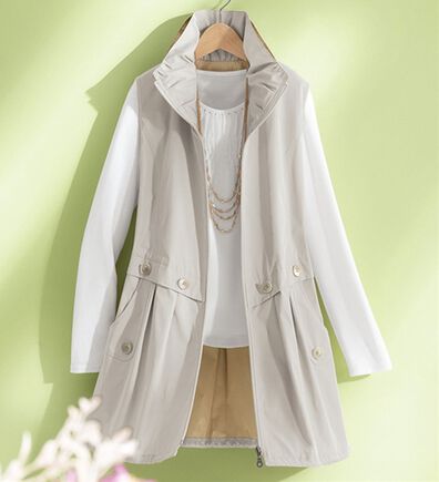 ルフラン（ルフラン）の「配色ダブルフェイス素材ベスト（ベスト）」