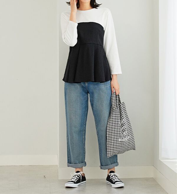 BELLUNA（ベルーナ）の「ビスチェ風ドッキングチュニック（チュニック）」｜詳細画像