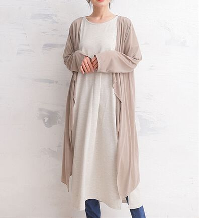 A HAPPY MARILYN（アハッピーマリリン）の「【Ｍ～８Ｌ】【ＵＶカット】長袖トッパーカーディガン（ニットカーディガン）」