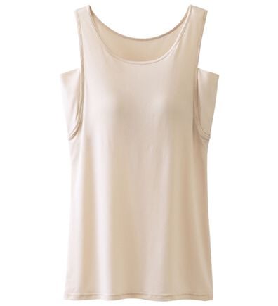 LAVIENNE（ラヴィエンヌ）の「【暑がりさん必見！】瞬間ひんやり冷感！カップ付タンクトップインナー＜さらりラボ＞（肌着・インナーウェア）」