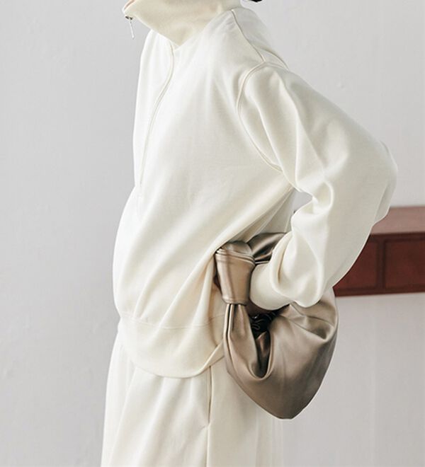 RANAN（ラナン）の「＜ＨＩＧＨ　ＳＰＥＣ＞毛玉になりにくい！ジップデザインセットアップ（セットアップ）」｜詳細画像