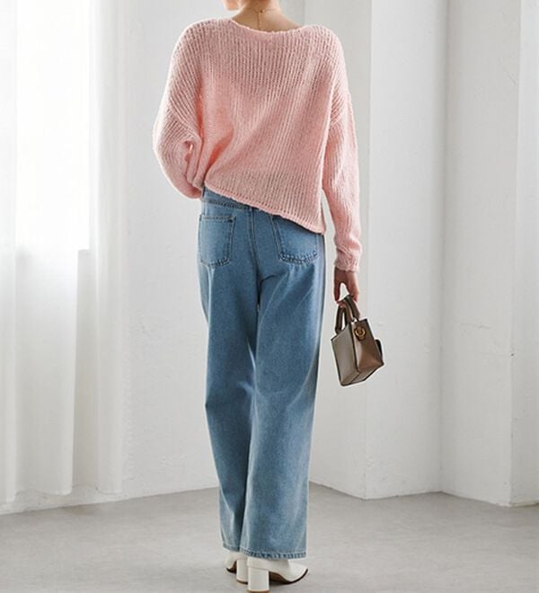 RANAN（ラナン）の「モヘアタッチローゲージシアーニット（ニット・セーター）」｜詳細画像