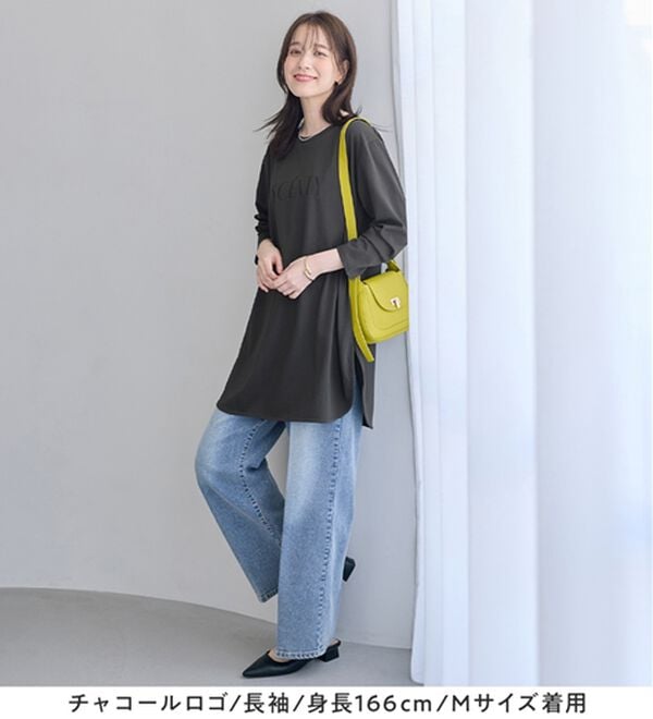 Viola e Viola（ヴィオラ エ ヴィオラ）の「ひんやり＆さらり綿混チュニックＴシャツ（チュニック）」｜詳細画像