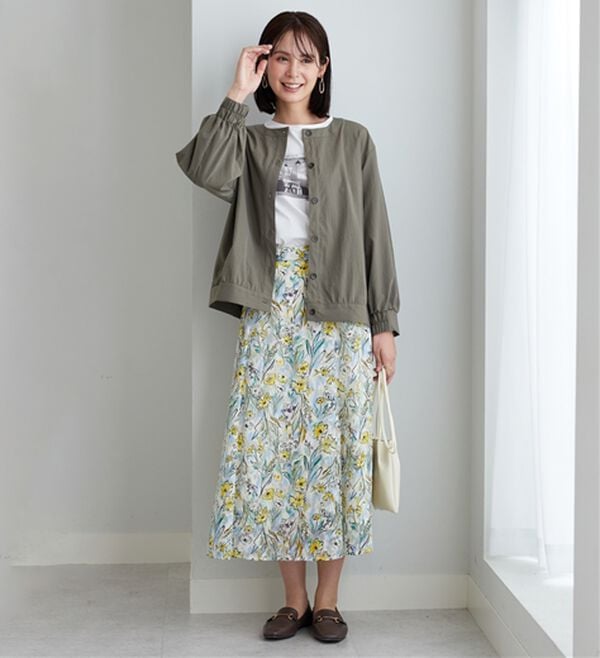 BELLUNA（ベルーナ）の「ビンテージ調ボタンデザインブルゾン（その他ジャケット）」｜詳細画像