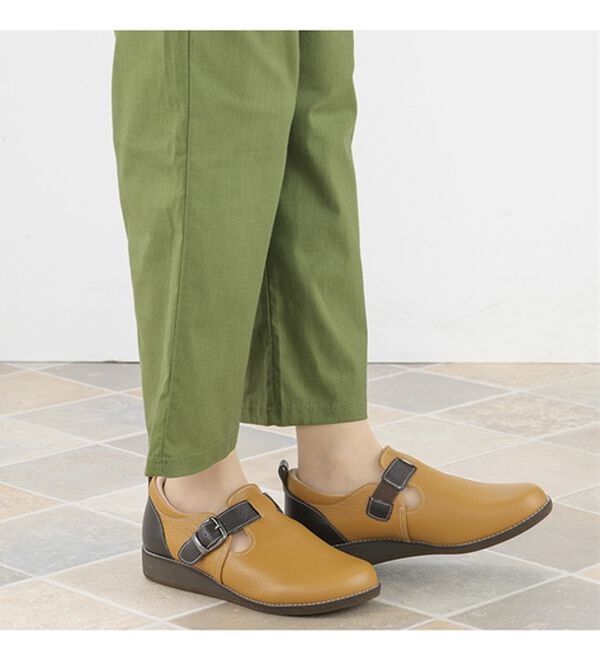 ルフラン（ルフラン）の「メディフィット　５Ｅ配色ベルト使いスリッポン（スリッポン）」｜詳細画像