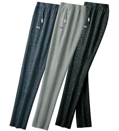 ルフラン（ルフラン）の「【３本組】【ＦＩＬＡ】杢調すっきりラクするパンツ（フルレングスパンツ）」